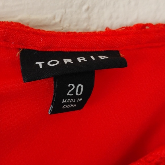 Red Sleeveless Dress By Torrid Size 20 - Picture 2 of 4
